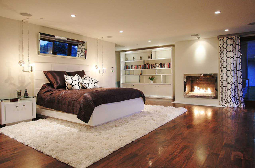 وجود فرش در طراحی داخلی اتاق خواب