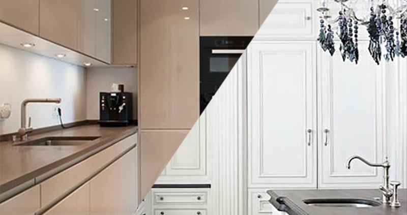 تفاوت کابینت های گلاس با ممبران